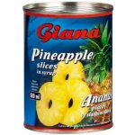 Giana Ananas plátky v mírně sladkém nálevu 565 g – Sleviste.cz