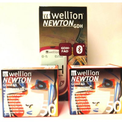 Wellion Newton GDH Glukometr + proužky 2 bal – Hledejceny.cz