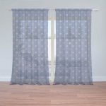 Sablio Záclony Srdíčka na modré: 2ks 150x250cm – Hledejceny.cz