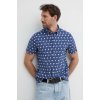 Pánská Košile Tommy Hilfiger pánská košile slim s límečkem button-down MW0MW34582 tmavomodrá