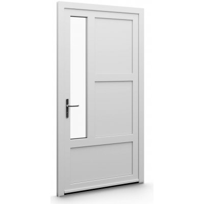 Aluplast vchodové dveře jednokřídlé bílá/bílá 80 x 180 cm rozložení výplně 15 – Hledejceny.cz