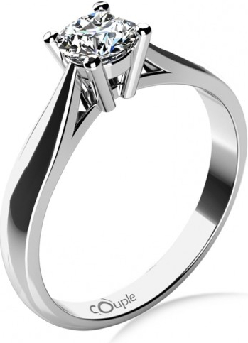 Couple elegantní zásnubní prsten Rose bílé zlato a zirkon 6864011 0 od 5  090 Kč - Heureka.cz