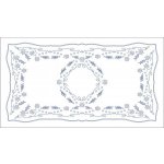 Beruška Vyšívání ubrus 50x90 cm květy a lístky – Hledejceny.cz