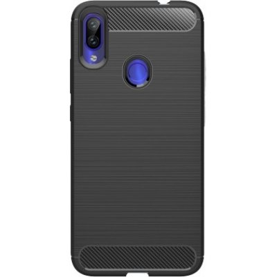 Pouzdro BACK WG Carbon Xiaomi Redmi Note 7 černé – Zboží Mobilmania