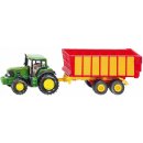 Siku John Deere 7530 s přívěsem na siláž 1:87