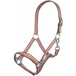 HKM Ohlávka Linz černá šedá bílé růžová – Zboží Dáma