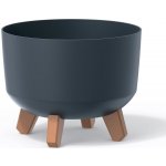 PROSPERPLAST Květináč GRACIA STANDART 20 x 20 x 17.4cm antracit – Hledejceny.cz