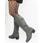 Xisuxin Kozačky na podpatku A632-2G – Zboží Dáma