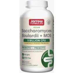 Jarrow Formulas Saccharomyces Boulardii probiotika + MOS 5 miliard CFU 90 kapslí