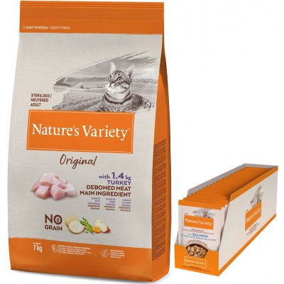 Natures Variety Original No Grain Sterlised krůtí 7 kg
