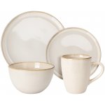 EXCELLENT HOUSEWARE Jídelní sada talířů kamenina 16 ks béžová – Sleviste.cz