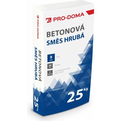 PRO-DOMA C 25/30 Směs betonová hrubá 25 kg – Hledejceny.cz