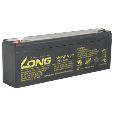 LONG 12V 2,6Ah F1 (WP2.6-12) PBLO-12V002,6-F1A – Zboží Živě