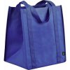 Nákupní taška a košík Grocery nákupní taška zpevněné dno modrá