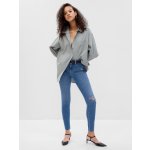 GAP Džíny High Rise Universal Jeggings modré – Zboží Dáma