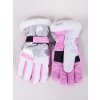 Yoclub dámské zimní lyžařské rukavice REN-0258K-A150 Multicolour