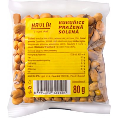 Havlík Kukuřice pražená solená 80 g – Zboží Dáma