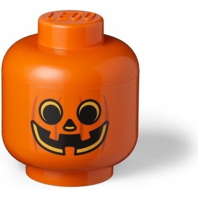 LEGO® Oranžový úložný box ve tvaru dýně Pumpkin 27 cm – Zbozi.Blesk.cz