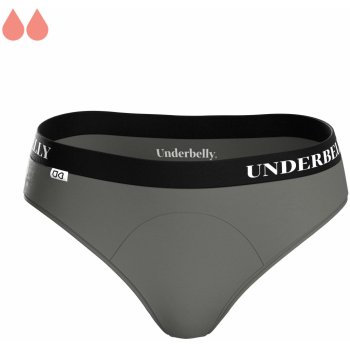 Underbelly menstruační kalhotky UNIVERS šedá černá z polyamidu Pro slabší dny menstruace
