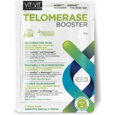 Diet Esthetic Telomerase Booster - Omlazující pleťová maska proti vráskám 1 ks 20 g