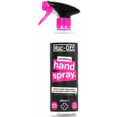 Muc-off antibacterial sanitising hand spray 750 ml