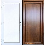 SMART-WDS Plastové vchodové dveře Agata Plné Zlatý dub/Bílá 98x198, levé – Zboží Mobilmania