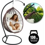 Flamenco Mystique houpačka cocoon hnědá se světlými polštáři KR23BR – Sleviste.cz