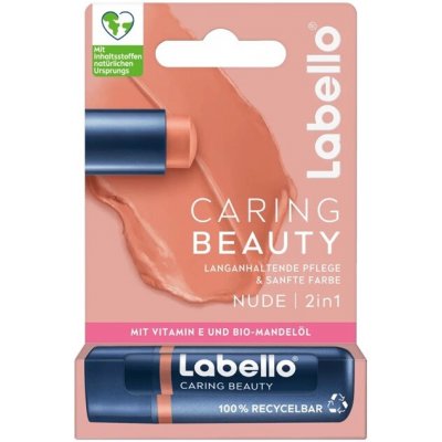 Labello Barevný balzám na rty Caring Beauty Nude 5,5 ml – Zboží Dáma