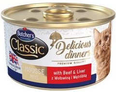 Butcher\'s Cat Classic Delicious Dinners hovězí játra 85 g