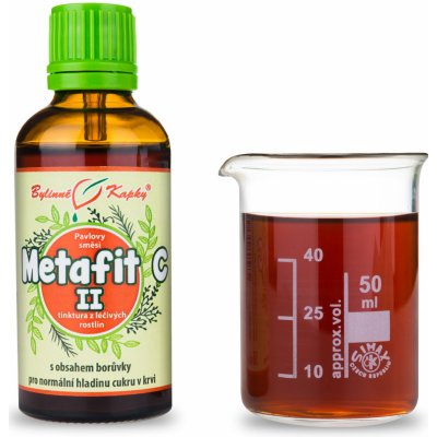 Bylinné kapky Metafit C II Cukrovka kapky tinktura 50 ml – Hledejceny.cz