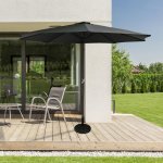 Haushalt International Kovový slunečník s UV 50+, 300 cm, antracit 838860 – Hledejceny.cz
