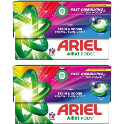 Ariel prací kapsle Color 2 x 19 PD – Zboží Mobilmania