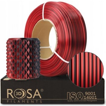 Rosa 3d PLA 1,75 mm 1000 g červený
