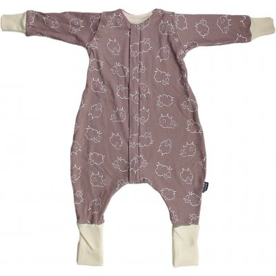 Kaarsgaren Merino spací pytel s nohavicemi a odepínacími rukávy hnědé ovečky – Zboží Dáma