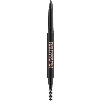 Makeup Revolution Duo Brow Definer tužka na obočí Light Brown 0,15 g – Zboží Dáma