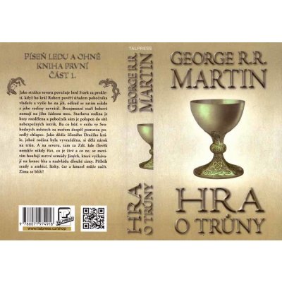 Hra o trůny - Píseň ledu a ohně 1. Část první - George R.R. Martin - BETA Dobrovský – Sleviste.cz