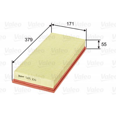 Vzduchový filtr VALEO 585109 – Hledejceny.cz