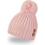 Little Angel čepice pletená bambule knoflíky Outlast sv.růžová – Zboží Dáma
