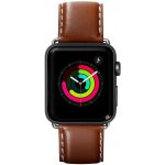 Laut Oxford kožený řemínek pro Apple Watch 45mm / 44mm / 42mm - hnědý LAUT-AWL-OX-BR – Zboží Živě