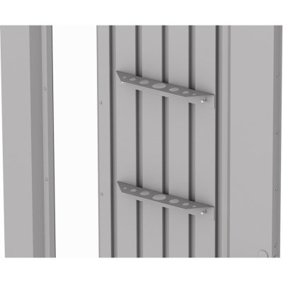 Biohort Držák na nářadí pro domky Neo stříbrný 2 ks, 30 x 5 x 3,5 cm – Hledejceny.cz