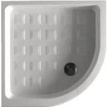 Kerasan RETRO keramická sprchová vanička, čtvrtkruh 90x90x20cm R550 – Zboží Dáma