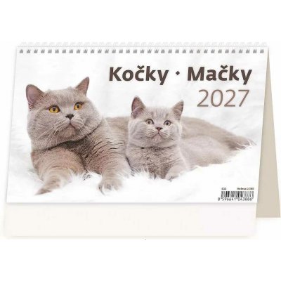 stolní Kočky/Mačky 22,6cm x 13,9cm, S33-27 2027 – Hledejceny.cz