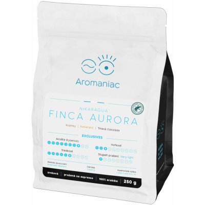 Aromaniac Nikaragua Finca Aurora zrnková 250 g – Hledejceny.cz