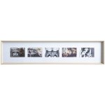 Atmosphera Rámeček na 5 fotografií AXEL, 22 x 97 cm, béžový – Zboží Živě