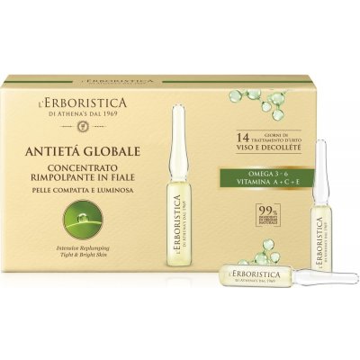 Athena's Erboristica Global anti-age vyplňující koncentrát ampule 7 x 2 ml – Zbozi.Blesk.cz