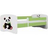 Postel Kocot Kids Babydreams matná bílá / zelená Motiv panda 2