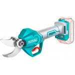 TOTAL Nůžky zahradnické AKU, Brushless, 20V Li-ion, 2000mAh, industrial, 1ks baterie a nabíječky EXTTSSLI203083
