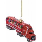 Sass & Belle Red Truck vánoční ozdoba červená – Hledejceny.cz