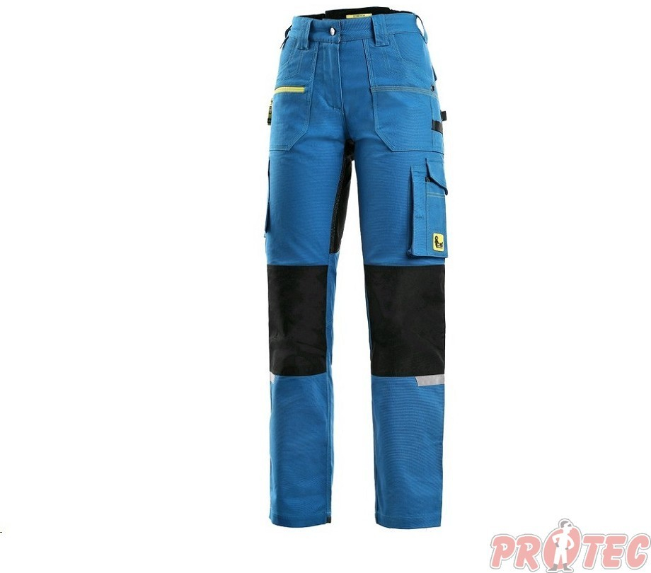 Canis CXS Stretch Kalhoty dámské středně modro - černé