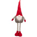 TUTUMI Vánoční skřítek natahovací červený/šedý YX002 80cm – Hledejceny.cz